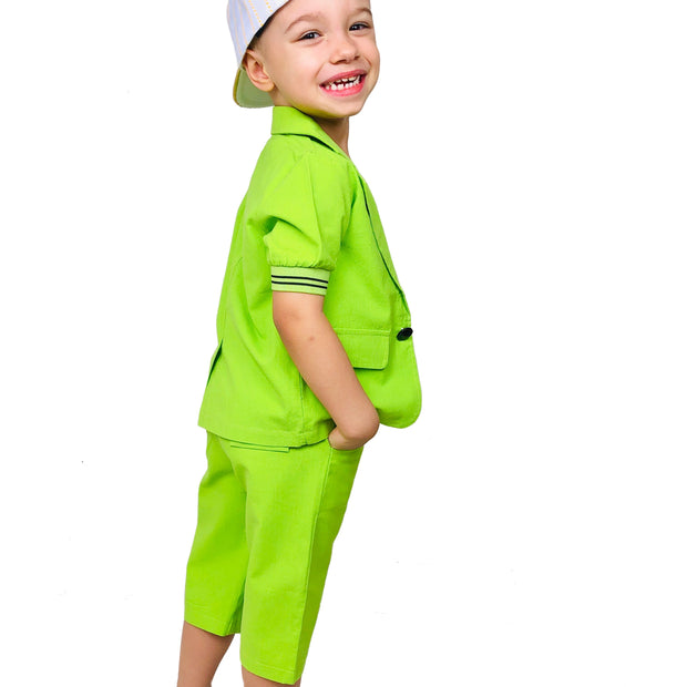 Boy's 2PCS Travel & Play Summer Suit