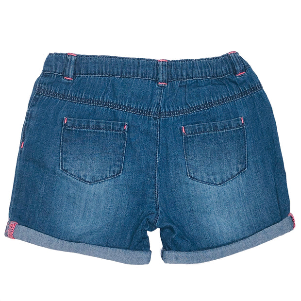 Baby Girl's Denim Chambray shorts