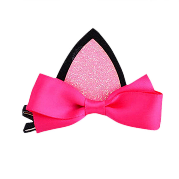 2Pcs of lovely Kitten Ears Hair Clips