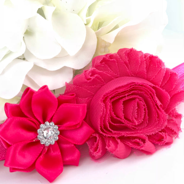 Double Flower hairband / More colors available