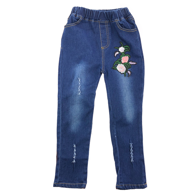 Girls  Distressed Denim 2 pcs set. Jacket and pants.