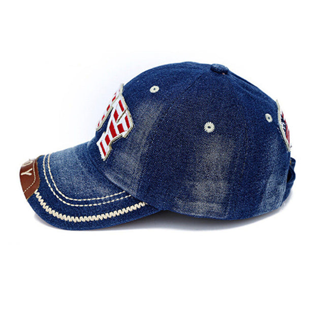 Denim "AMERICAN BOY" Baseball Hat