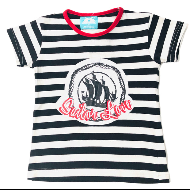 Boys TwinBunny Nautical Graphic Tee - Sailor Love.