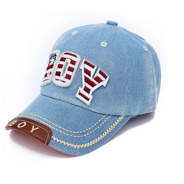 Denim "AMERICAN BOY" Baseball Hat