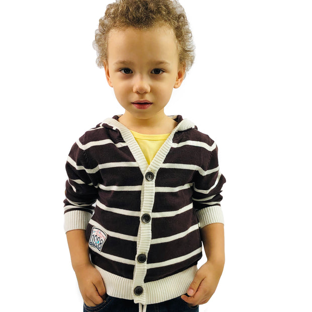Boys striped knitted Cardigan