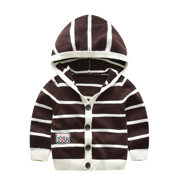 Boys striped knitted Cardigan