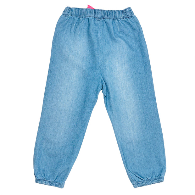 Baby Girl's Denim Chambray Pants
