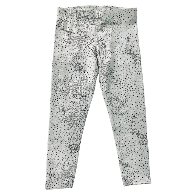 INXTNSO Gray Graphic Print Leggings