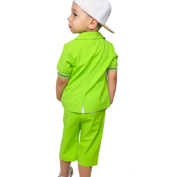 Boy's 2PCS Travel & Play Summer Suit