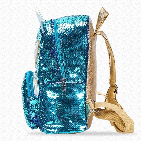 Owl Flip Sequin Smaller School Backpack