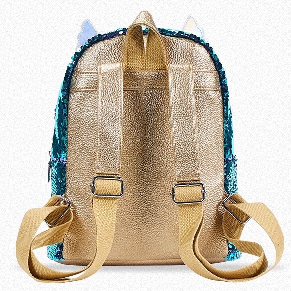 Owl Flip Sequin Smaller School Backpack