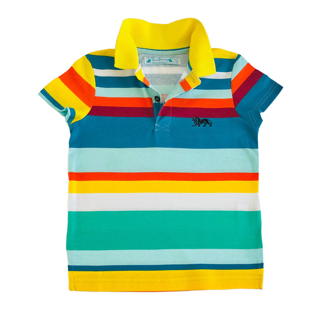 Boy's Striped Polo - LionHeart
