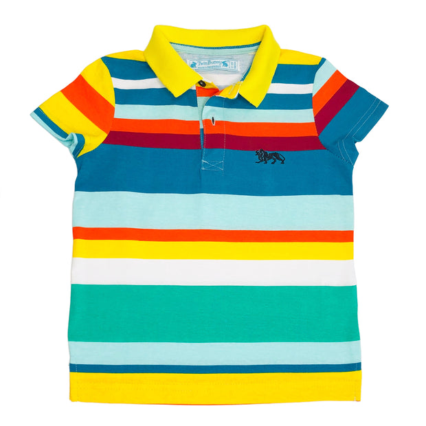 Boy's Striped Polo - LionHeart
