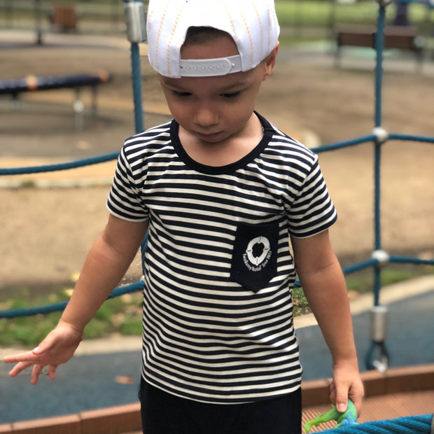 Boys TwinBunny Nautical Printed Pocket Tee