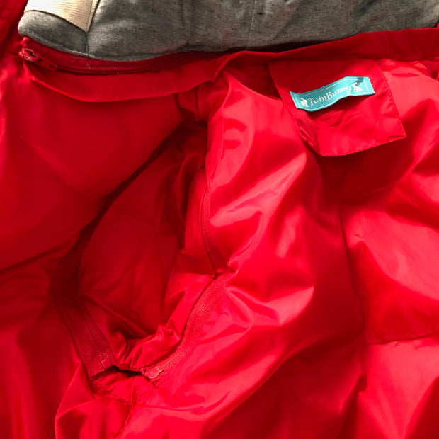 Soft warm winter down Jacket for Boys. Red.