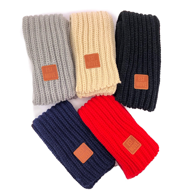 Knitted warm winter scarf. More colors available.