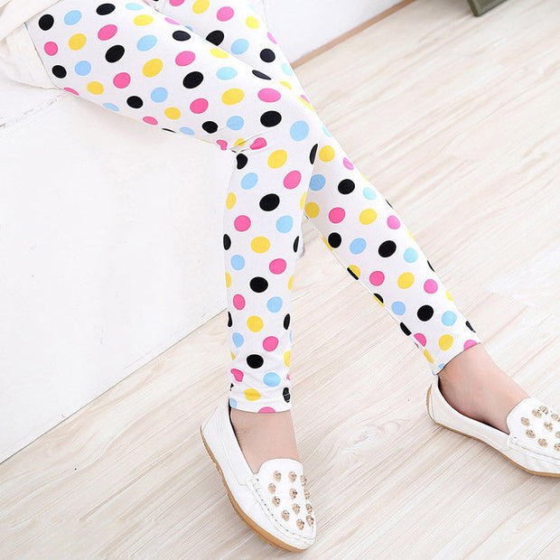 Girl Polka Dot Print super soft Summer Leggings