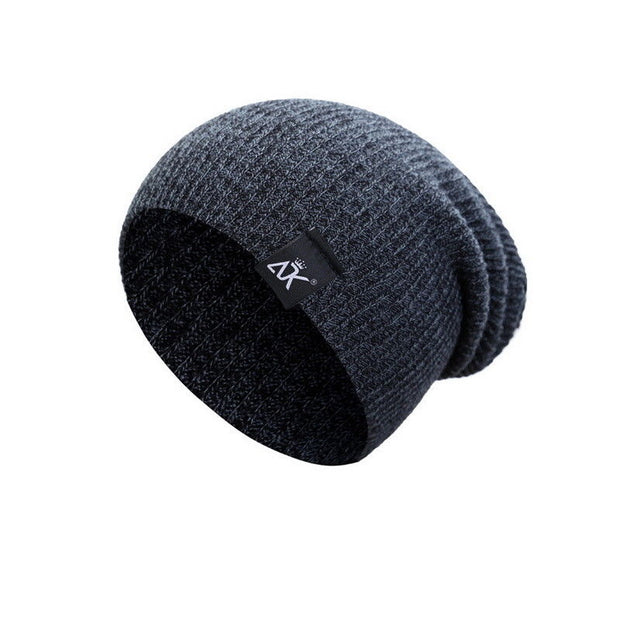 Wool Knitted Baggy Winter Beanie. Unisex. More colors available.