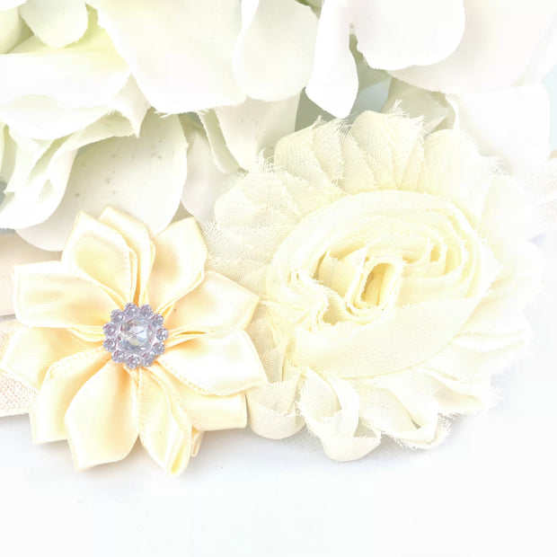 Double Flower hairband / More colors available