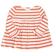 Baby Girl's knitted dress with stripes