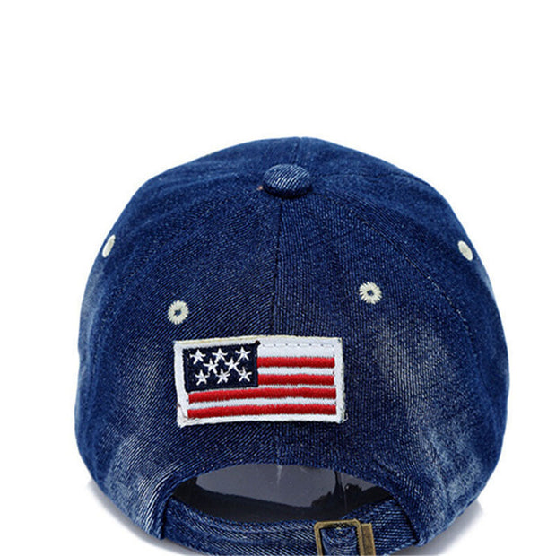 Denim "AMERICAN BOY" Baseball Hat