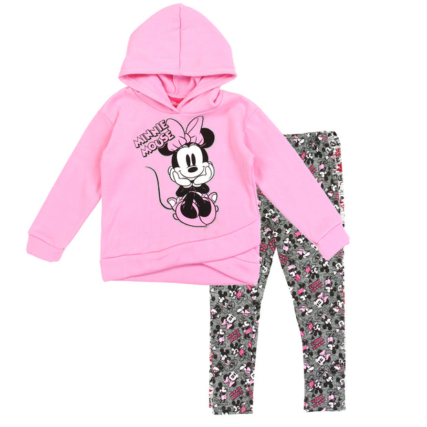 Minnie Mouse Girls 2PC Fleece and Leggings Set
