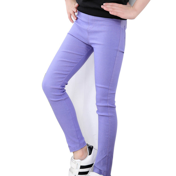 Girls Candy ColorPop pants. Purple.
