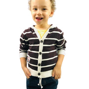 Boys striped knitted Cardigan