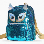 Owl Flip Sequin Smaller School Backpack