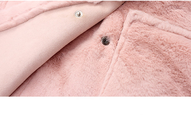 Elegant Winter Wool Trench Coat for Girls.