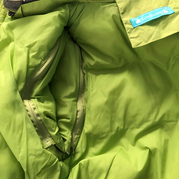 Soft warm winter down Jacket for Boys. Green.