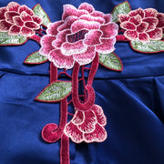 Girl's Flower detail satin dress