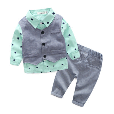 Baby Boy's 3 PCS outfit. Green
