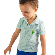 Boy's Cactus print Polo Shirt